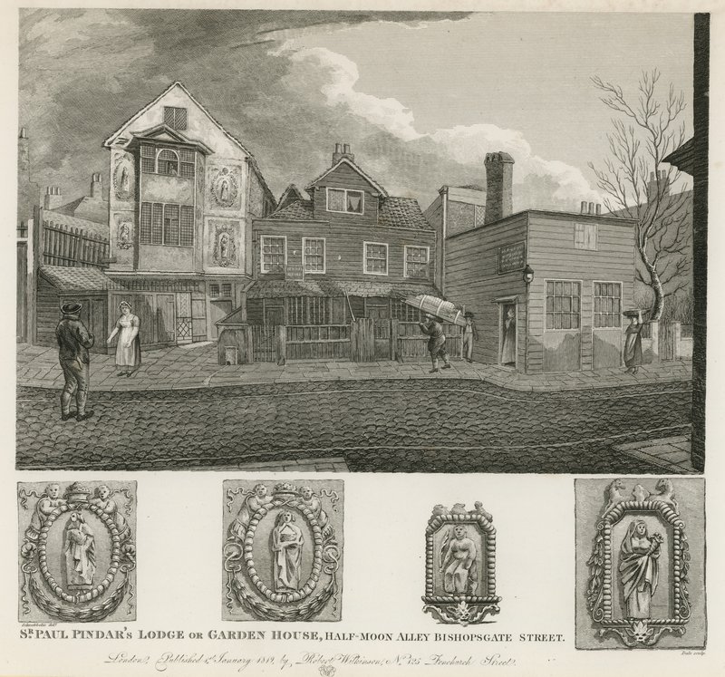 Le pavillon ou maison de jardin de Sir Paul Pindar - Robert Blemell Schnebbelie