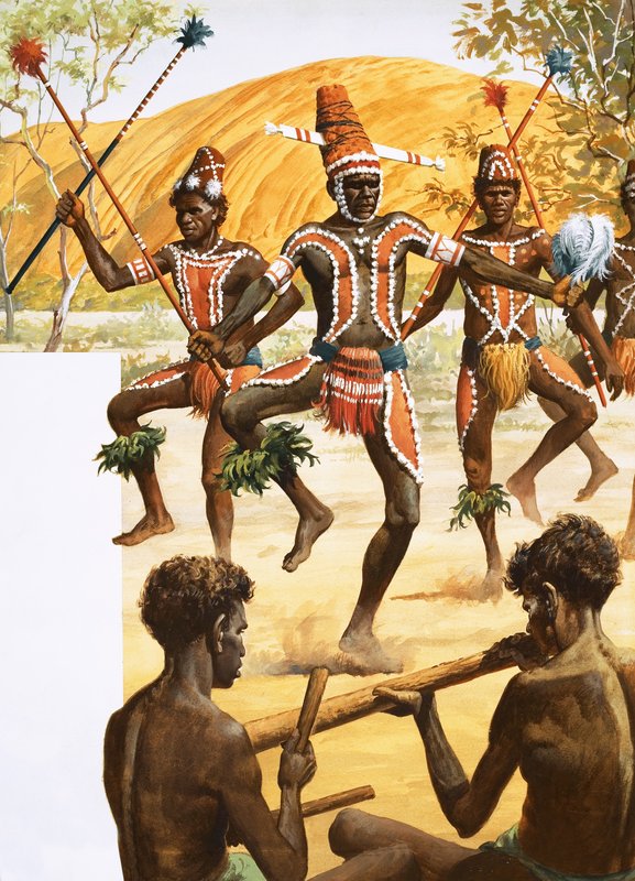 Aborigine dance - Robert Brook