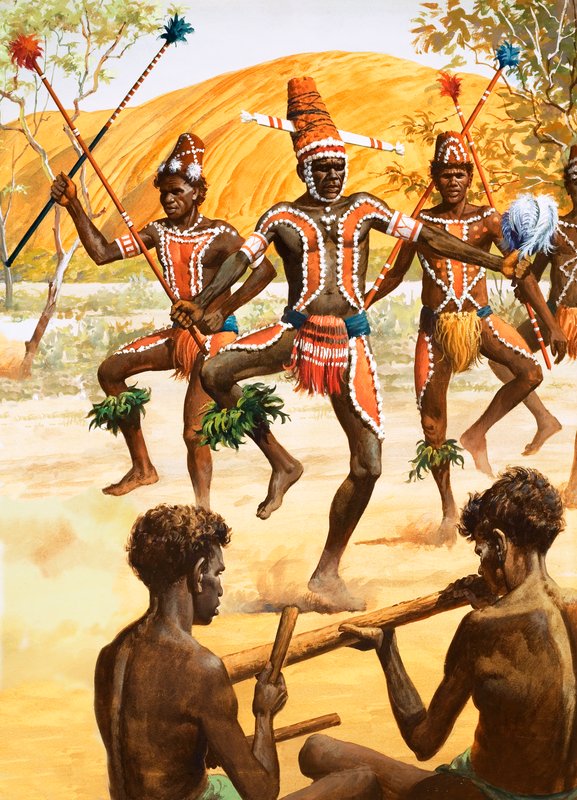 Aborigine dance - Robert Brook