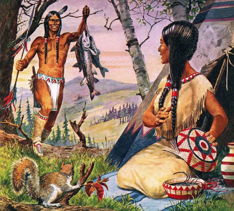 Hiawatha et Minnehaha - Robert Brook