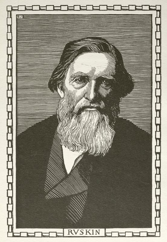 John Ruskin, écrivain anglais, critique d