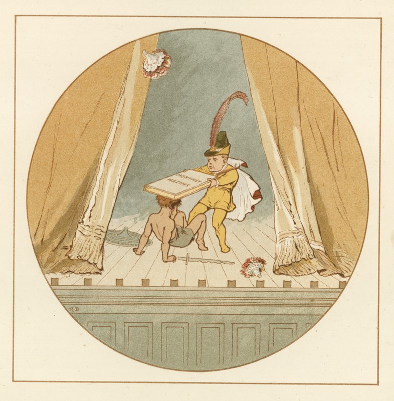 Deux jeunes enfants se battant sur scène - Robert Dudley