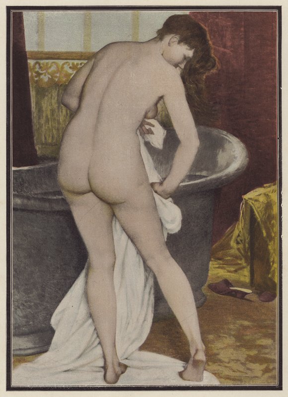 Femme se baignant - Robert Fleury