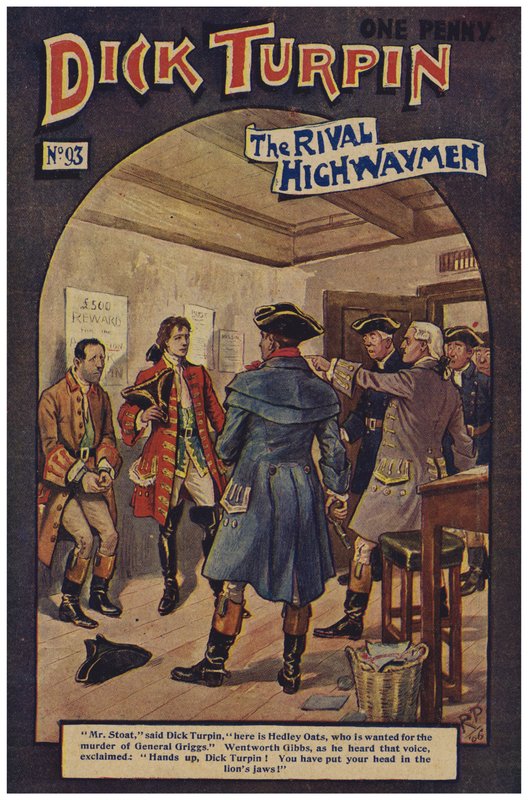 Dick Turpin (lithographie en couleur) - Robert Prowse Jnr