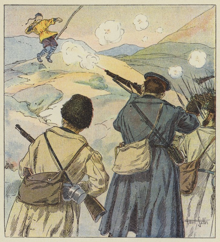 Le capitaine Kryjanwoshi abattit un Chinois d