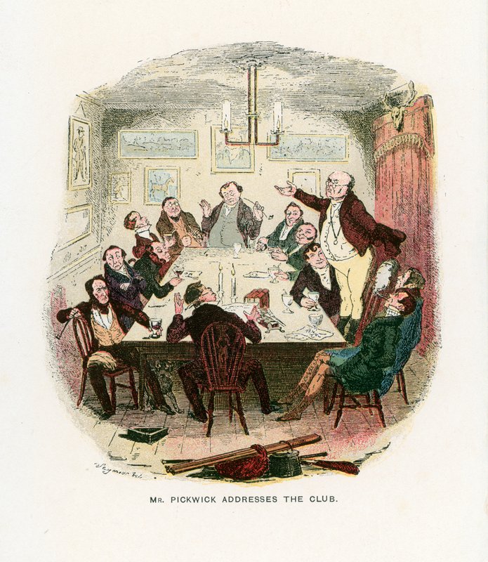 Illustration pour Les Papiers Pickwick - Robert Seymour