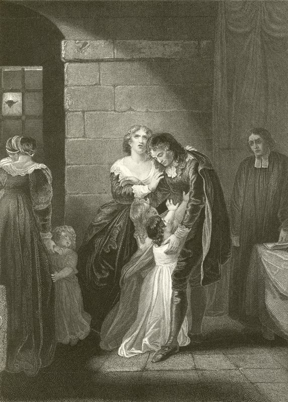 Dernière entrevue de Lord William Russell avec sa famille - Robert Smirke