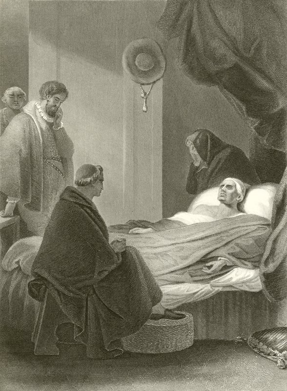 La mort du cardinal Wolsey - Robert Smirke