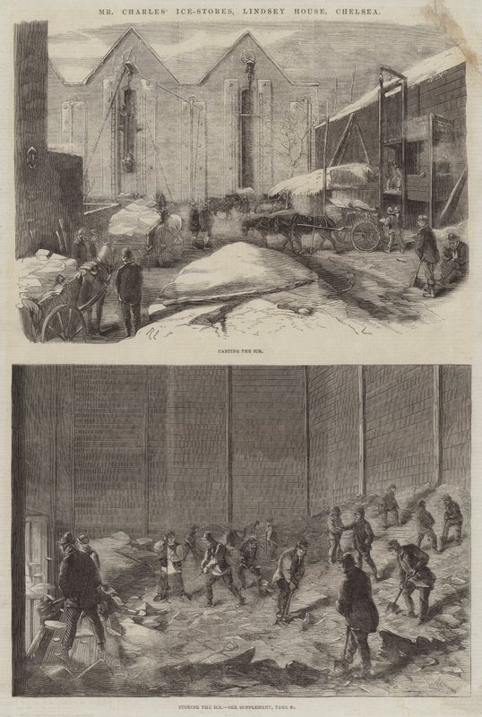Les glacières de M. Charles, Lindsey House, Chelsea - Robert Thomas Landells