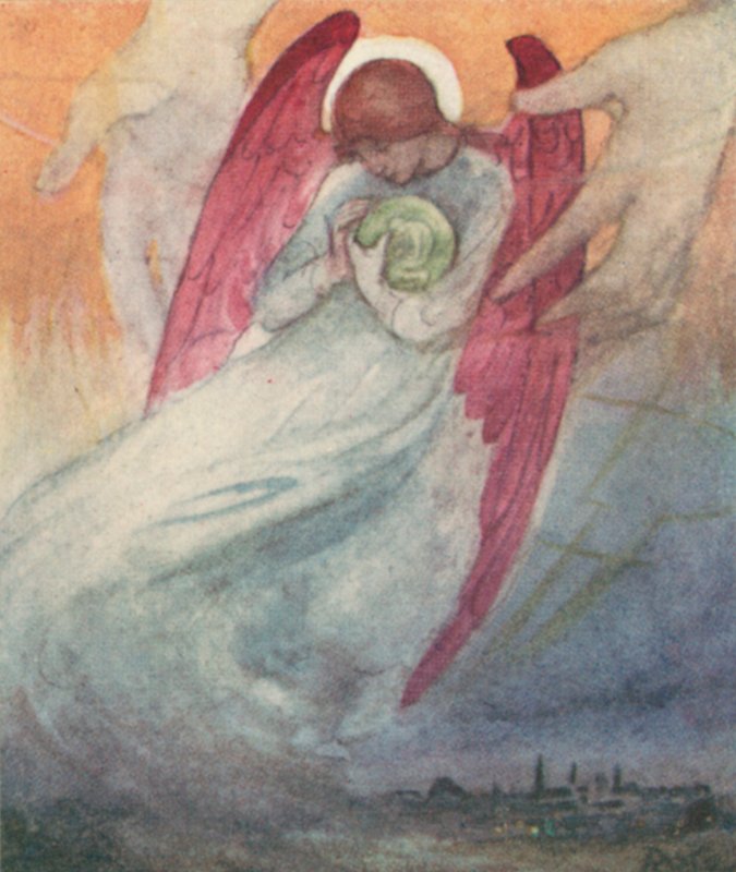 Illustration pour Le Rêve de Gerontius par le Cardinal Newman - Robert Traill Rose