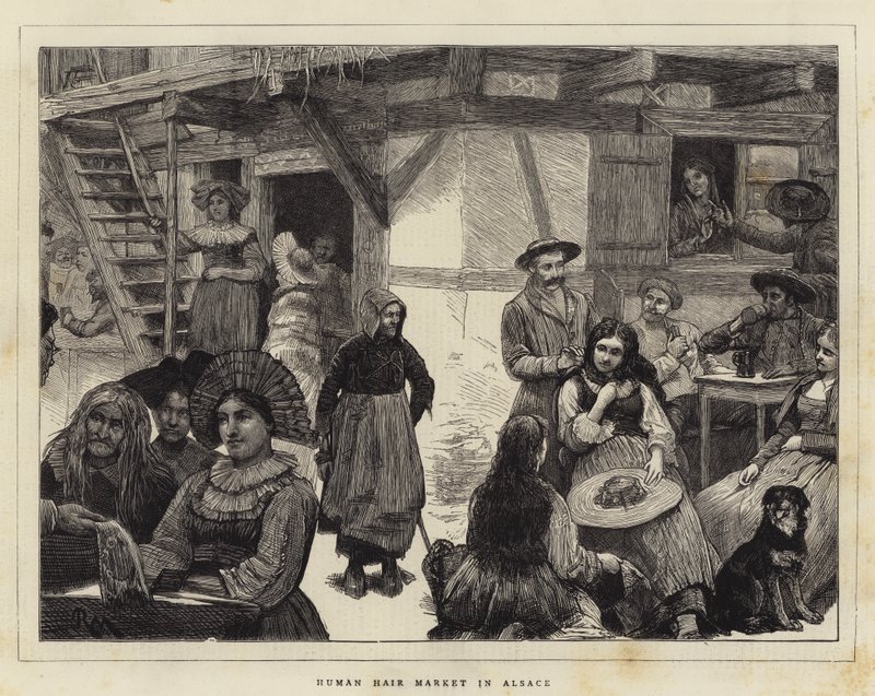 Marché aux cheveux humains en Alsace - Robert Walker Macbeth