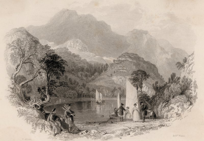 Le col des Trossachs, Loch Katrine, Écosse - Robert Wallis