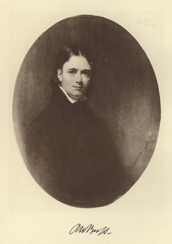 Robert W Buss, autoportrait (photo n/b) - Robert William Buss