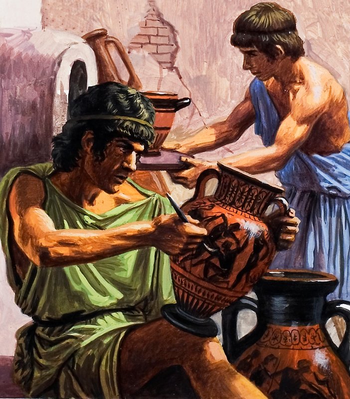 Poterie grecque - Roger Payne