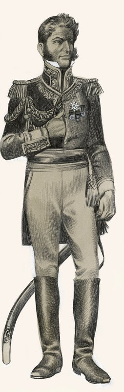 Antonio Lopez de Santa Anna - Ron Embleton