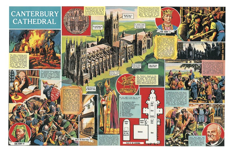 Cathédrale de Canterbury - Ron Embleton