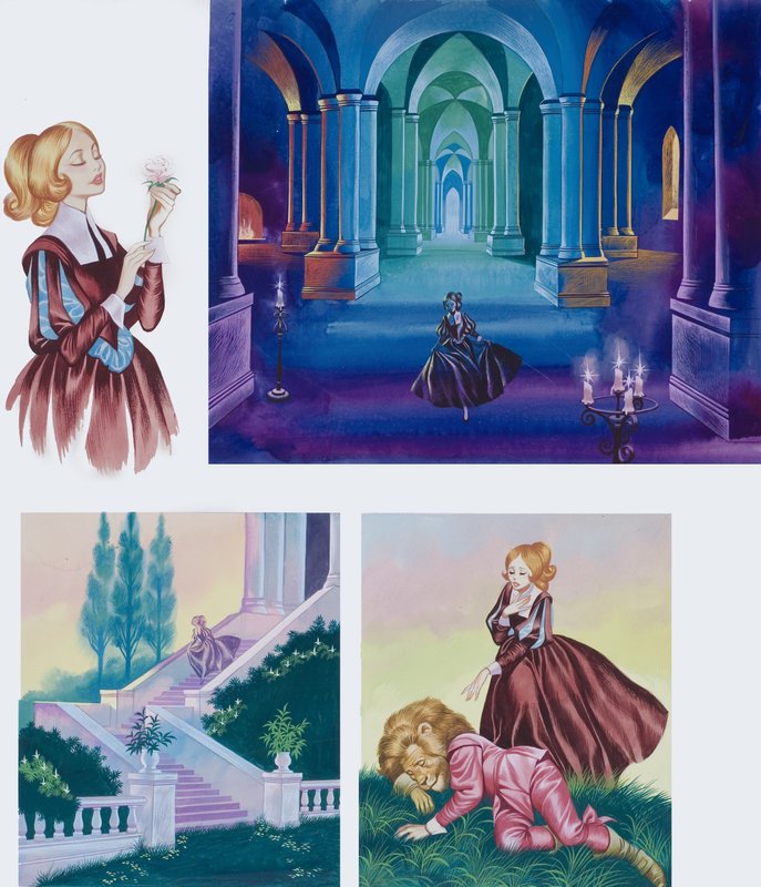Illustrations pour La Belle et la Bête - Ron Embleton