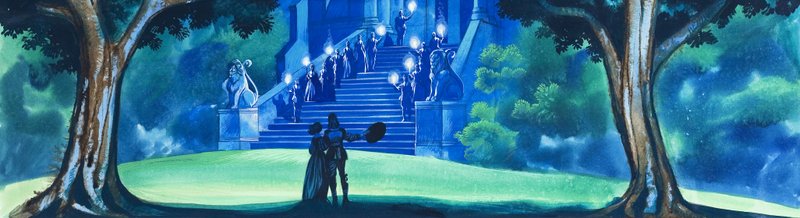 Amoureux avec escalier derrière - Ron Embleton