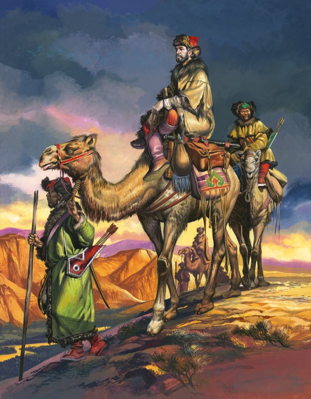 Marco Polo traverse les déserts perses - Ron Embleton