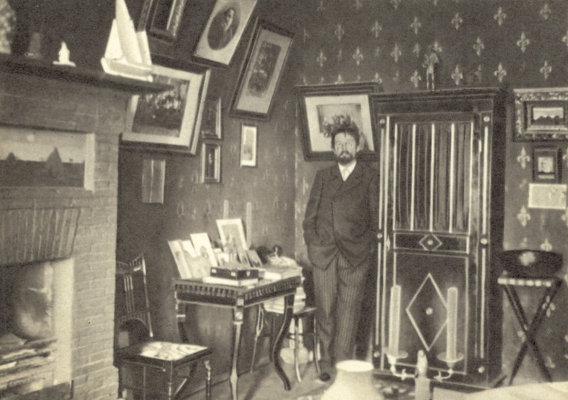 Anton Tchekhov dans son bureau à Yalta, Crimée - Russian Photographer