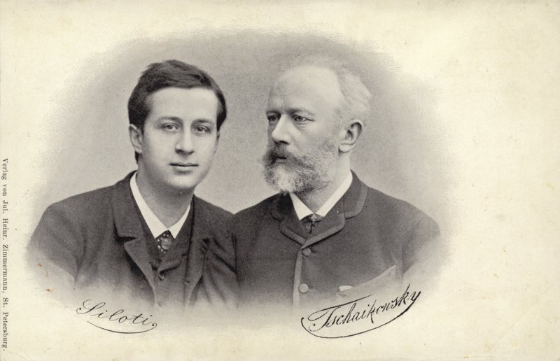 Portrait de Siloti et Tchaïkovski - Russian Photographer