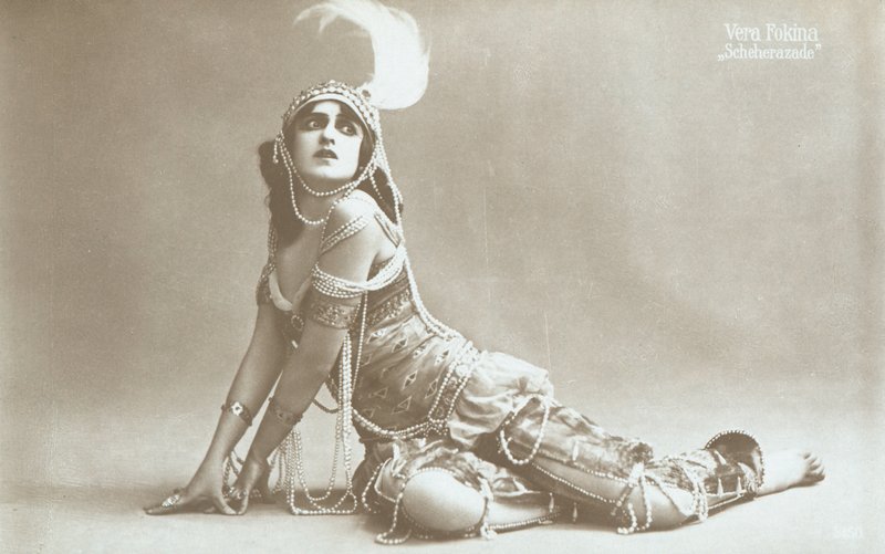 Vera Fokina dans Shéhérazade - Russian Photographer