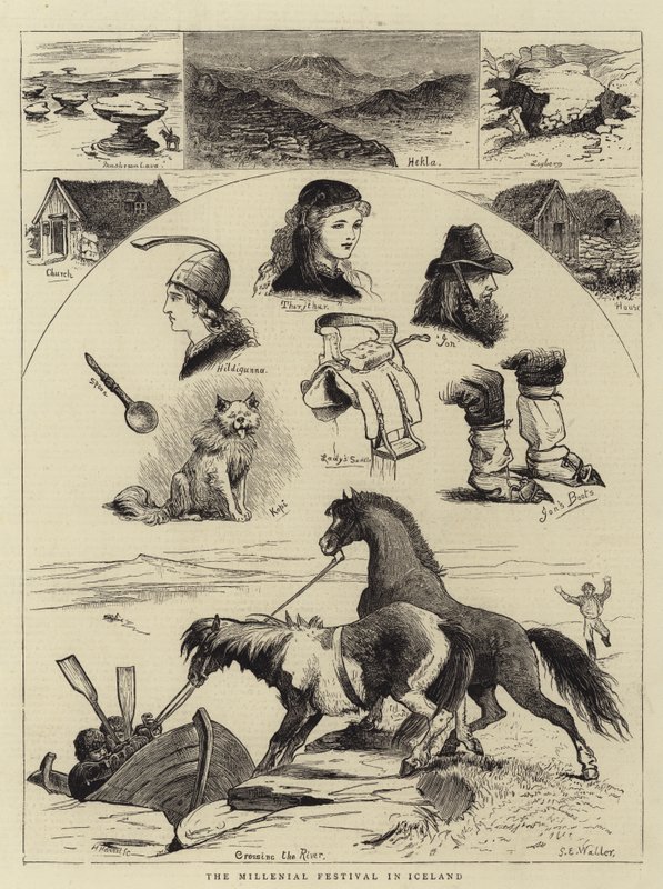 Le festival millénaire en Islande - Samuel Edmund Waller