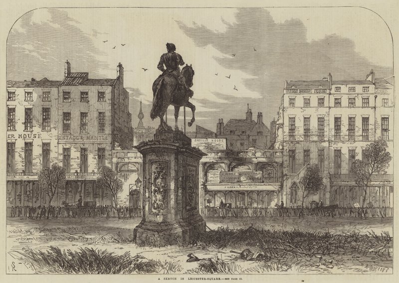 Une esquisse à Leicester-Square - Samuel Read
