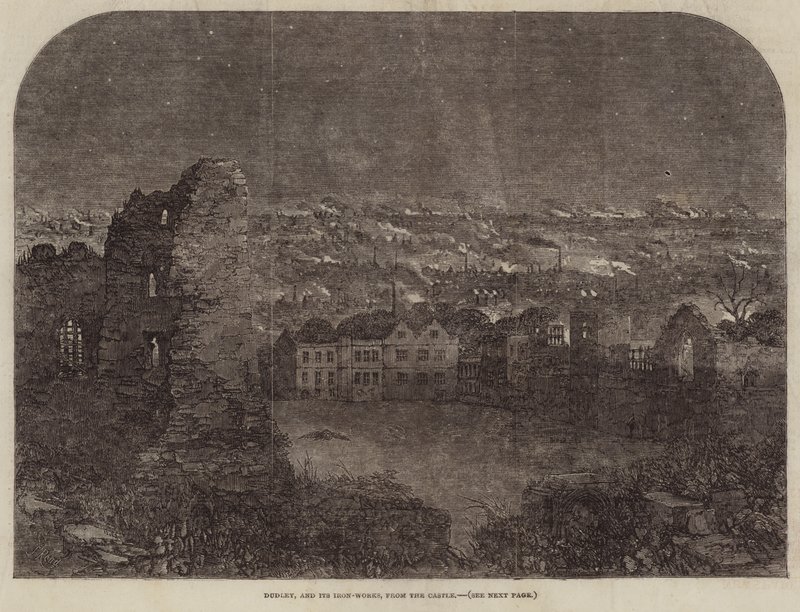 Dudley et ses forges, depuis le château - Samuel Read