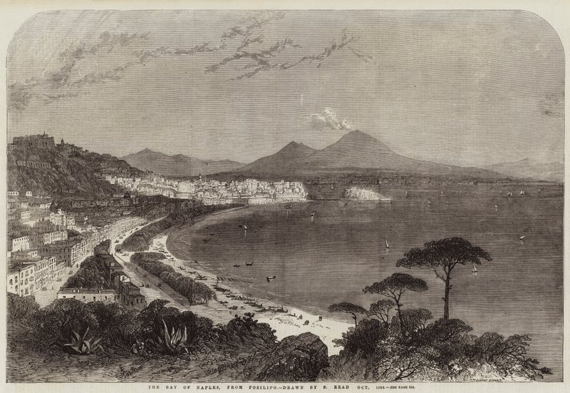 La Baie de Naples, depuis Posilipo - Samuel Read
