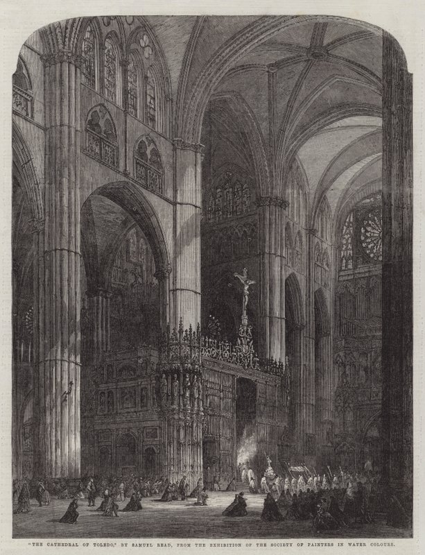 La cathédrale de Tolède, de l