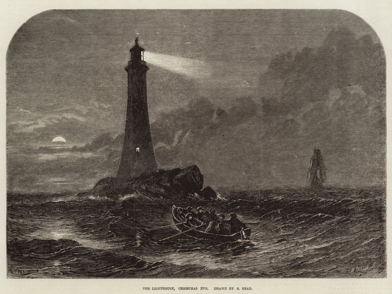 Le phare, veille de Noël - Samuel Read