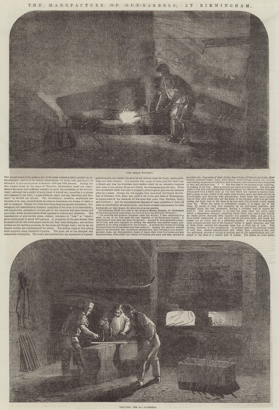 La fabrication de canons, à Birmingham - Samuel Read