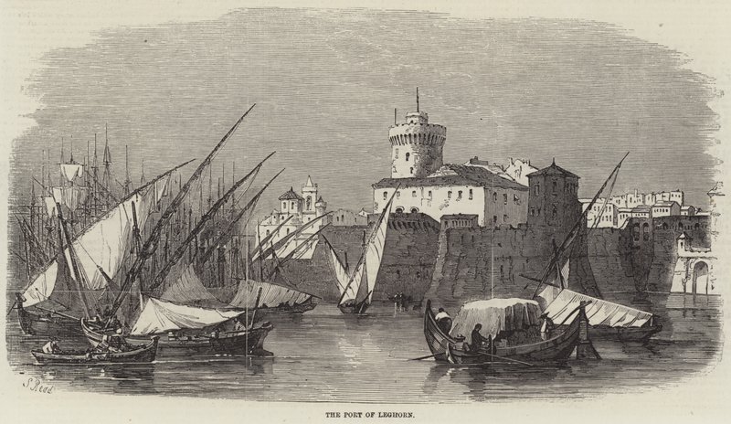 Le port de Livourne - Samuel Read
