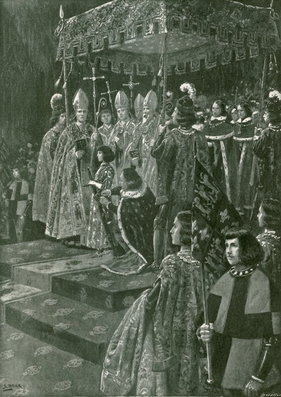 La remise des éperons et de l