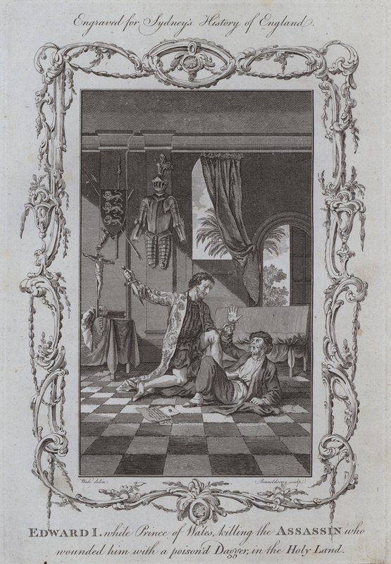 Édouard Ier, alors prince de Galles, tuant l