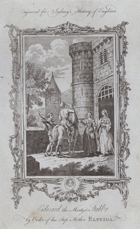 Édouard le Martyr poignardé sur ordre de sa belle-mère Elfrida - Samuel (after) Wale