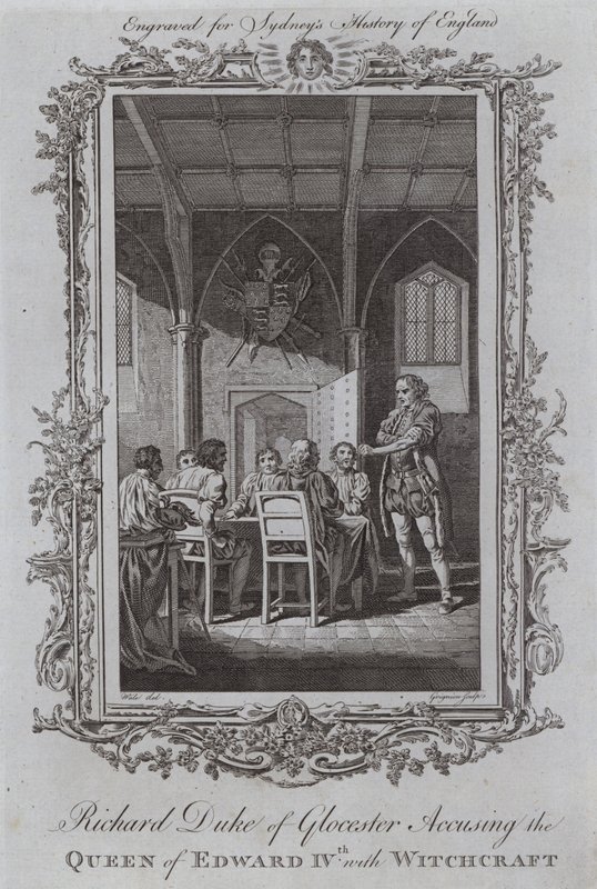 Richard Duc de Gloucester accusant la reine d