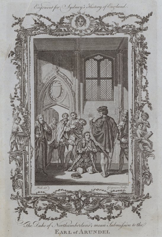 La soumission du Duc de Northumberland au Comte d