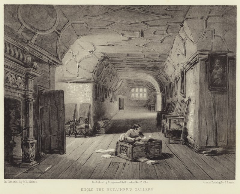 Knole, la galerie des domestiques - Samuel A. Rayner