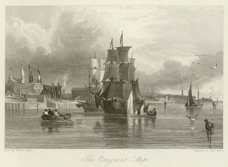 Le Navire des émigrants - Samuel Austin