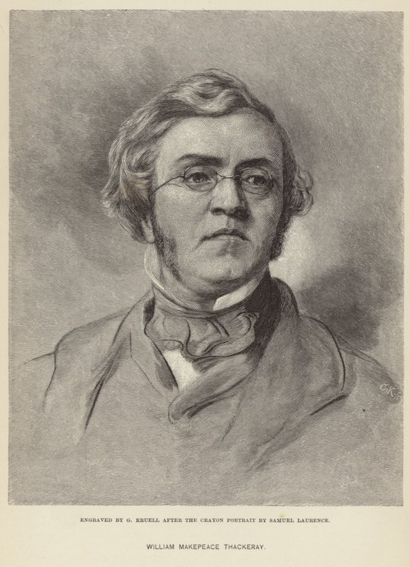 Portrait de William Makepeace Thackeray - Samuel Laurence