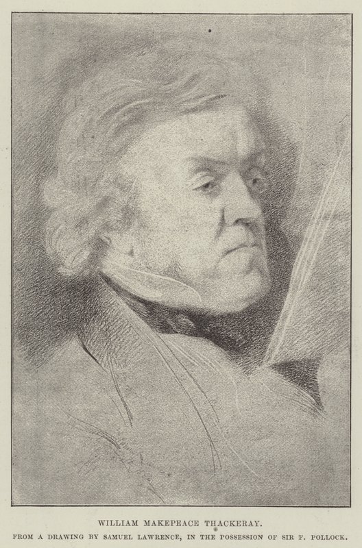 William Makepeace Thackeray - Samuel Lawrence