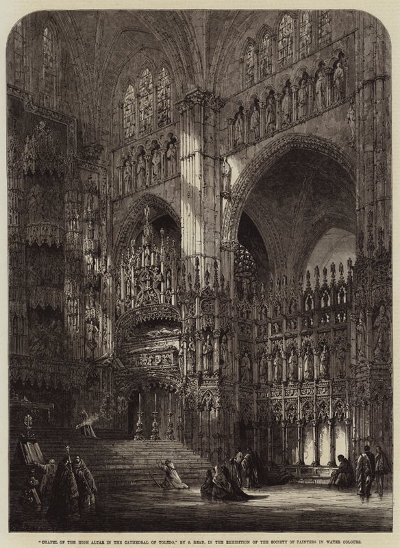 Chapelle du Haut Autel dans la cathédrale de Tolède - Samuel Read