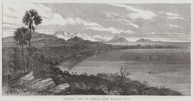 Vue générale de Bombay, depuis Malabar Hill - Samuel Read