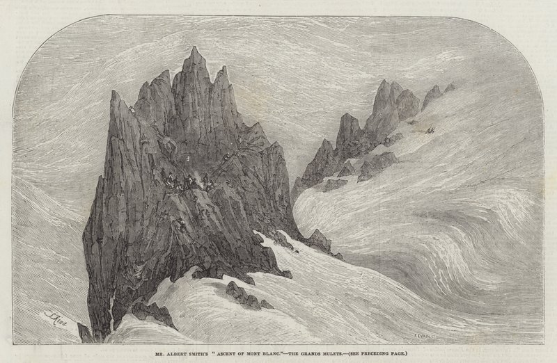 Ascension de M. Albert Smith au Mont Blanc, les Grands Mulets - Samuel Read