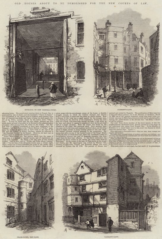 Vieilles maisons sur le point d