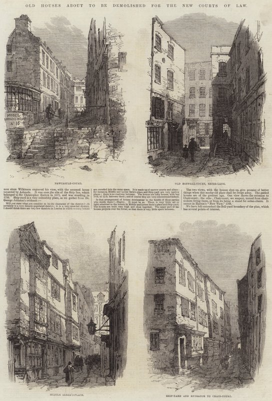 Vieilles maisons sur le point d