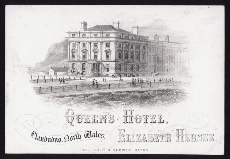 Carte de visite pour le Queen