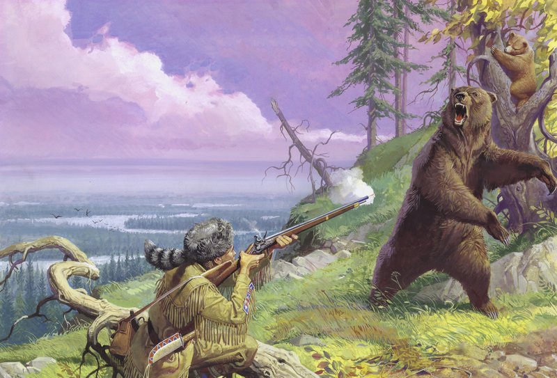 Daniel Boone ouvre la voie à la nature sauvage - Severino Baraldi